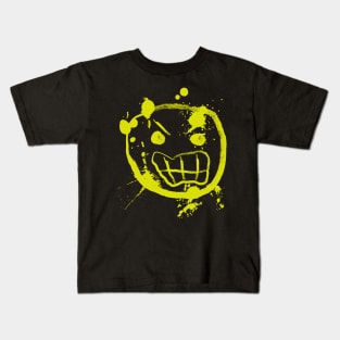 Angry graffiti face Kids T-Shirt